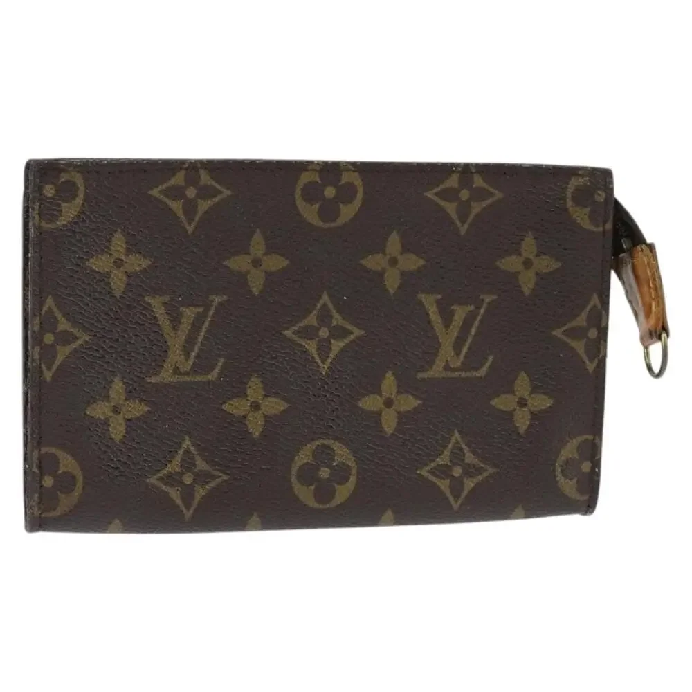 Louis Vuitton Monogram Bucket PM Accessory Pouch Brown